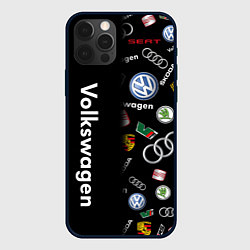 Чехол iPhone 12 Pro Max Volkswagen Group Half Pattern