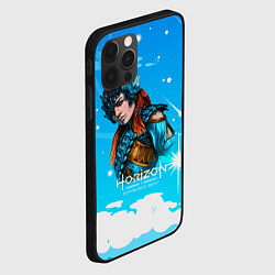 Чехол для iPhone 12 Pro Max Horizon Forbidden West Art, цвет: 3D-черный — фото 2