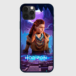 Чехол для iPhone 12 Pro Max Horizon Aloy Элой Forbidden West, цвет: 3D-черный