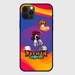 Чехол iPhone 12 Pro Max Rayman абстрактные волны