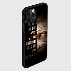 Чехол для iPhone 12 Pro Max Fallout - Joshua Graham, цвет: 3D-черный — фото 2