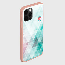 Чехол для iPhone 12 Pro Max Liverpool лфк, цвет: 3D-светло-розовый — фото 2