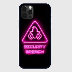 Чехол iPhone 12 Pro Max Five Nights at Freddys: Security Breach лого