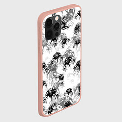 Чехол для iPhone 12 Pro Max Король и шут Лого Паттерн, цвет: 3D-светло-розовый — фото 2