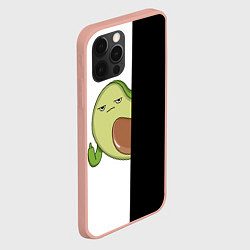 Чехол для iPhone 12 Pro Max Злой авокадик, цвет: 3D-светло-розовый — фото 2