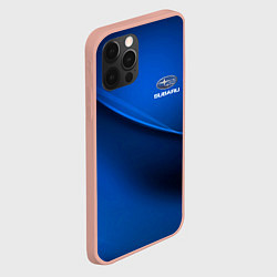 Чехол для iPhone 12 Pro Max Subaru sport, цвет: 3D-светло-розовый — фото 2