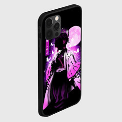 Чехол для iPhone 12 Pro Max Шинобу Кочо силуэт Клинок рассекающего демона, цвет: 3D-черный — фото 2