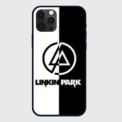 Чехол iPhone 12 Pro Max Linkin Park ЧБ