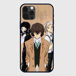 Чехол для iPhone 12 Pro Max Великий из бродячих псов, Дазай Осаму, Ацуши Накад, цвет: 3D-черный
