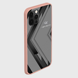 Чехол для iPhone 12 Pro Max Infinity Autosport, цвет: 3D-светло-розовый — фото 2