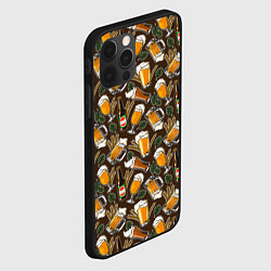 Чехол для iPhone 12 Pro Max Хмель и Пиво, цвет: 3D-черный — фото 2