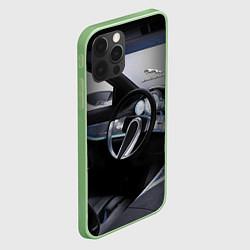Чехол для iPhone 12 Pro Max Jaguar Salon Prestige!, цвет: 3D-салатовый — фото 2
