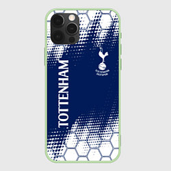 Чехол для iPhone 12 Pro Max TOTTENHAM HOTSPUR Тоттенхэм, цвет: 3D-салатовый