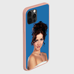 Чехол для iPhone 12 Pro Max Natalia Oreiro, цвет: 3D-светло-розовый — фото 2