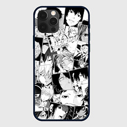 Чехол iPhone 12 Pro Max Bungo Stray Dogs pattern