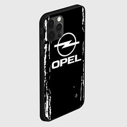 Чехол для iPhone 12 Pro Max Opel соты, цвет: 3D-черный — фото 2