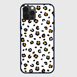 Чехол для iPhone 12 Pro Max Пятна леопарда leopard spots, цвет: 3D-черный