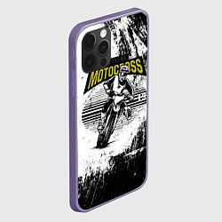 Чехол для iPhone 12 Pro Max Motocross Мотокросс, цвет: 3D-серый — фото 2