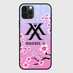 Чехол iPhone 12 Pro Max MONSTA X САКУРА ЦВЕТЫ