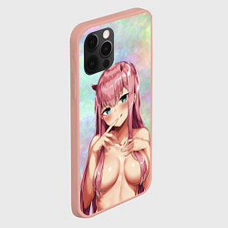 Чехол для iPhone 12 Pro Max Darling In The FranXX Dreamy 002, цвет: 3D-светло-розовый — фото 2