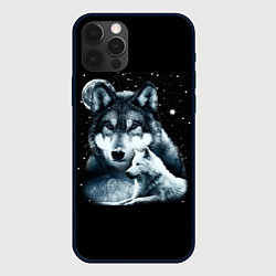 Чехол iPhone 12 Pro Max Ночные Волки