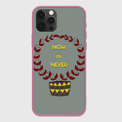 Чехол iPhone 12 Pro Max Цветочный горшок now or never
