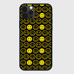 Чехол iPhone 12 Pro Max Nirvana смайлики