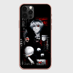 Чехол iPhone 12 Pro Max Токийский Гуль Иероглифы Tokyo Ghoul