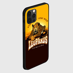 Чехол для iPhone 12 Pro Max LEOPARDS, цвет: 3D-черный — фото 2