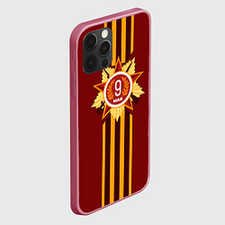 Чехол для iPhone 12 Pro Max День Победы Звезда, цвет: 3D-малиновый — фото 2