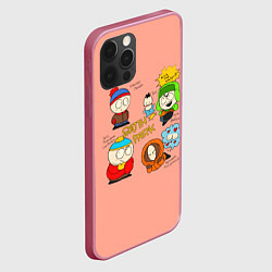 Чехол для iPhone 12 Pro Max Южный парк персонажи South Park, цвет: 3D-малиновый — фото 2