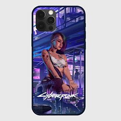 Чехол для iPhone 12 Pro Max Jydy Джуди Cyberpunk2077, цвет: 3D-черный