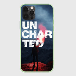 Чехол для iPhone 12 Pro Max Uncharted Анчартед На картах не значится, цвет: 3D-салатовый