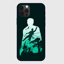 Чехол для iPhone 12 Pro Max Uncharted Силуэт, цвет: 3D-черный