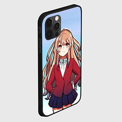 Чехол для iPhone 12 Pro Max Тайга недовольна, цвет: 3D-черный — фото 2