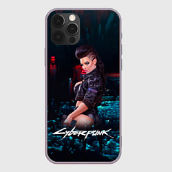 Чехол для iPhone 12 Pro Max Cyberpunk2077 Vi, цвет: 3D-серый