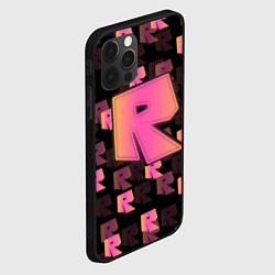 Чехол для iPhone 12 Pro Max ROBLOX ЛОГО, цвет: 3D-черный — фото 2