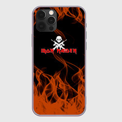 Чехол iPhone 12 Pro Max Iron maiden огонёк