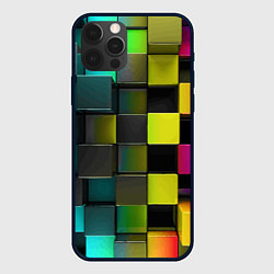 Чехол iPhone 12 Pro Max Colored Geometric 3D pattern