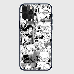 Чехол iPhone 12 Pro Max Ansatsu kyoshitsu pattern