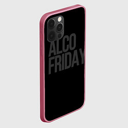 Чехол для iPhone 12 Pro Max Alco friday, цвет: 3D-малиновый — фото 2