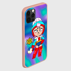 Чехол для iPhone 12 Pro Max Джанет Janet Brawl Stars, цвет: 3D-светло-розовый — фото 2