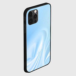 Чехол для iPhone 12 Pro Max Голубые завихрения, цвет: 3D-черный — фото 2
