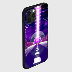 Чехол для iPhone 12 Pro Max Vaporwave Neon Space, цвет: 3D-черный — фото 2