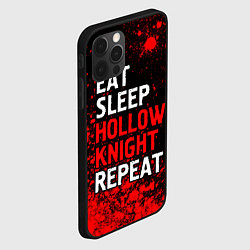 Чехол для iPhone 12 Pro Max Eat Sleep Hollow Knight Repeat Арт, цвет: 3D-черный — фото 2