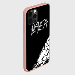 Чехол для iPhone 12 Pro Max Slayer Трещины, цвет: 3D-светло-розовый — фото 2