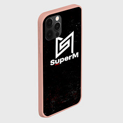 Чехол для iPhone 12 Pro Max Superm мелкие брызги красок, цвет: 3D-светло-розовый — фото 2