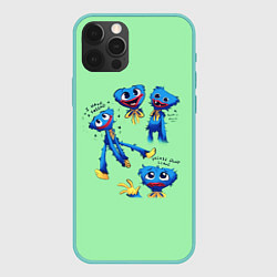 Чехол для iPhone 12 Pro Max POPPY PLAYTIME HAGGY WAGGY - ПОППИ ПЛЕЙТАЙМ ХАГГИ, цвет: 3D-мятный