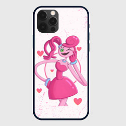 Чехол для iPhone 12 Pro Max POPPY PLAYTIME - Mommy long legs - Мамочка длинные, цвет: 3D-черный