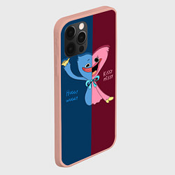 Чехол для iPhone 12 Pro Max POPPY PLAYTIME HAGGY WAGGY AND KISSY MISSY, цвет: 3D-светло-розовый — фото 2